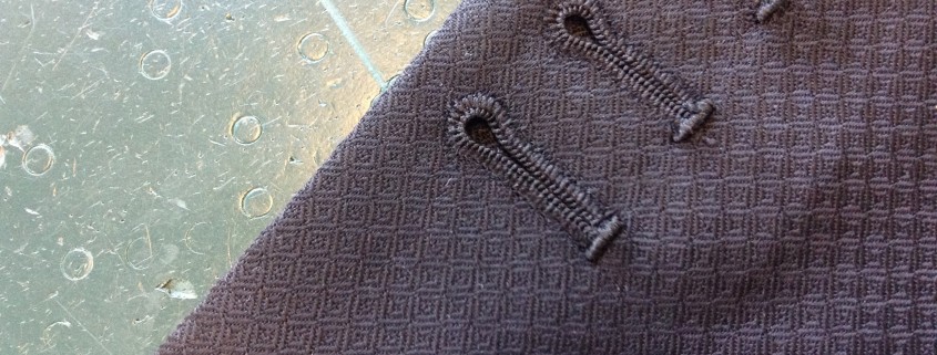 Hand made button holes
