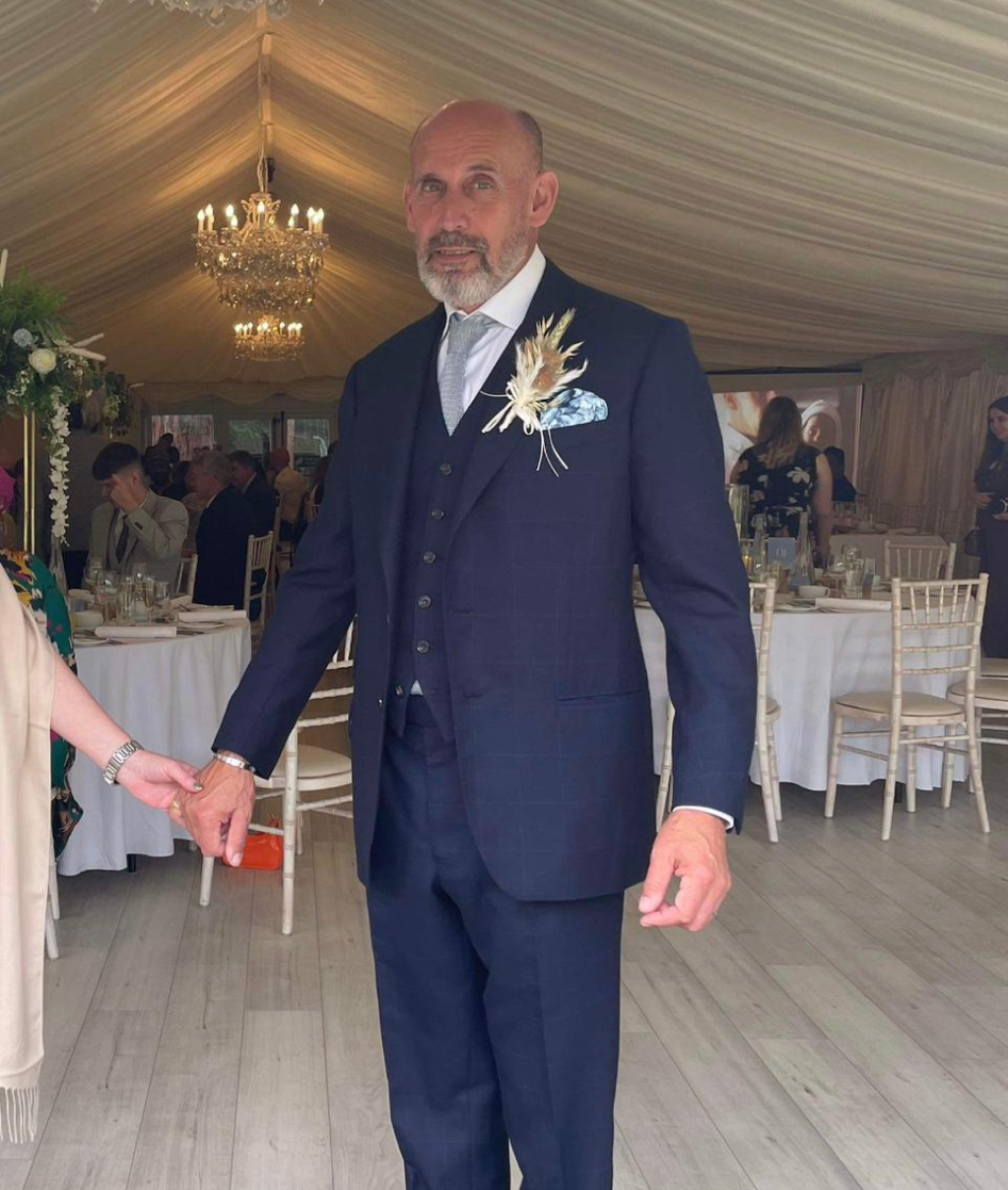 Mens Bespoke Blue Wedding Suits