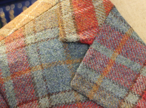 Tweed Jacket Lapel